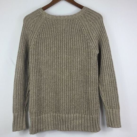 American Eagle Jegging Outfitters Womens Gray Knit Sweater Size X Small - Picture 3 of 11